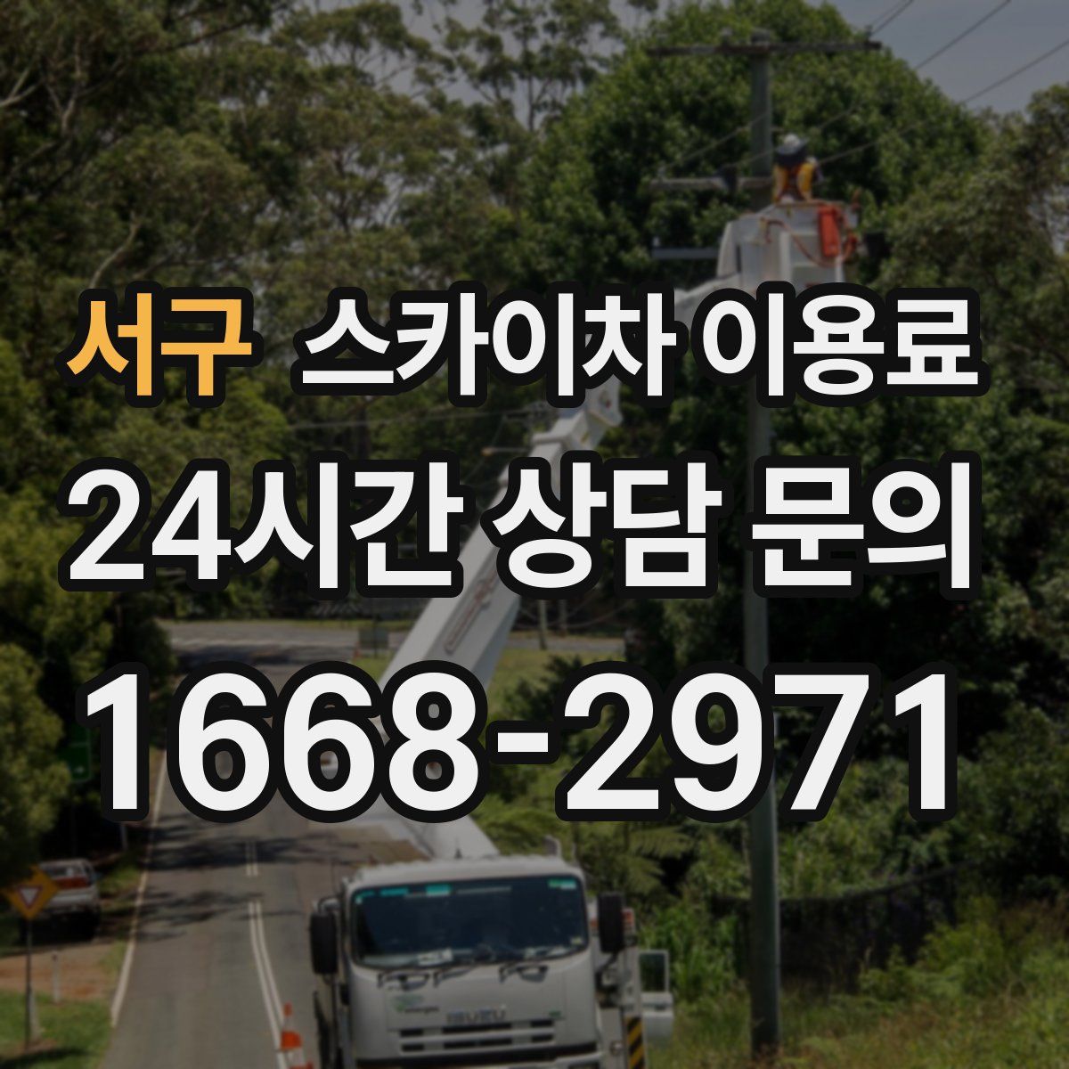 서구 스카이차 이용료
