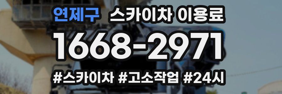 연제구 스카이차 이용료