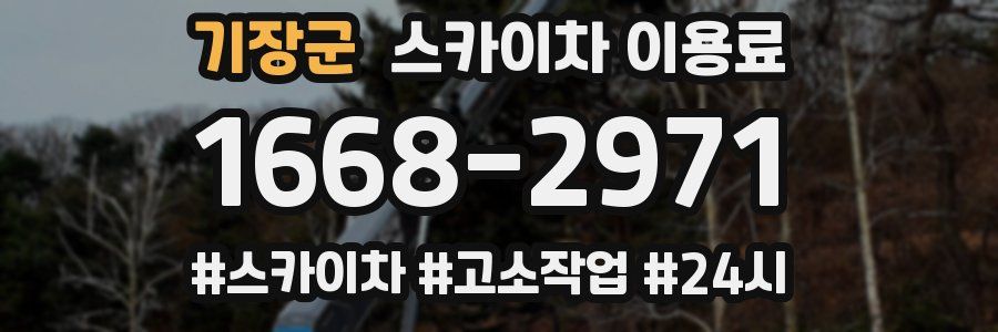 기장군 스카이차 이용료