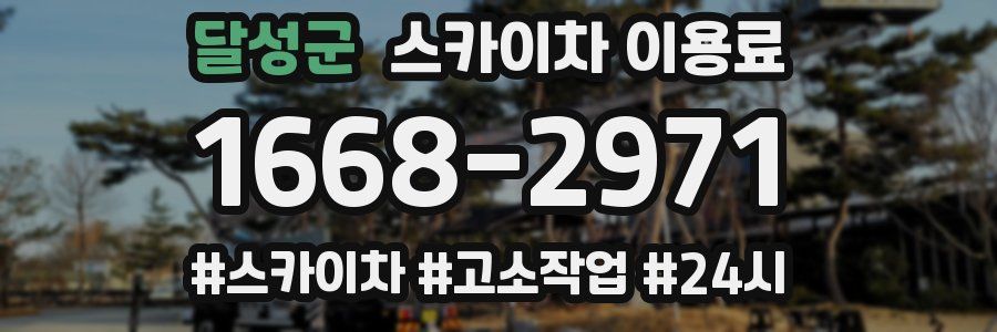 달성군 스카이차 이용료