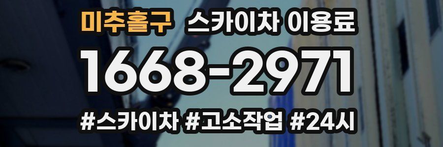 미추홀구 스카이차 이용료