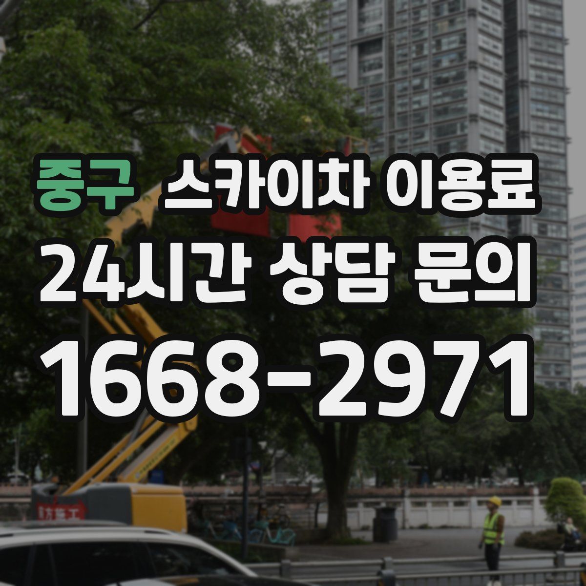 중구 스카이차 이용료