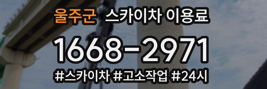 울주군 스카이차 이용료