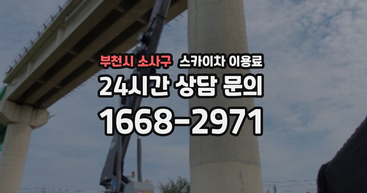 부천시 소사구 스카이차 이용료
