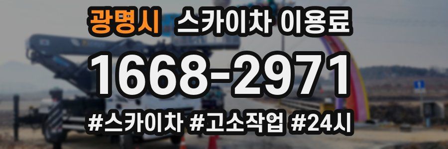 광명시 스카이차 이용료