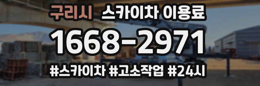 구리시 스카이차 이용료