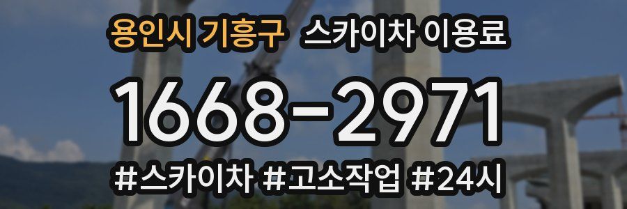 용인시 기흥구 스카이차 이용료