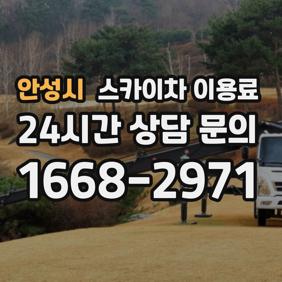 안성시 스카이차 이용료