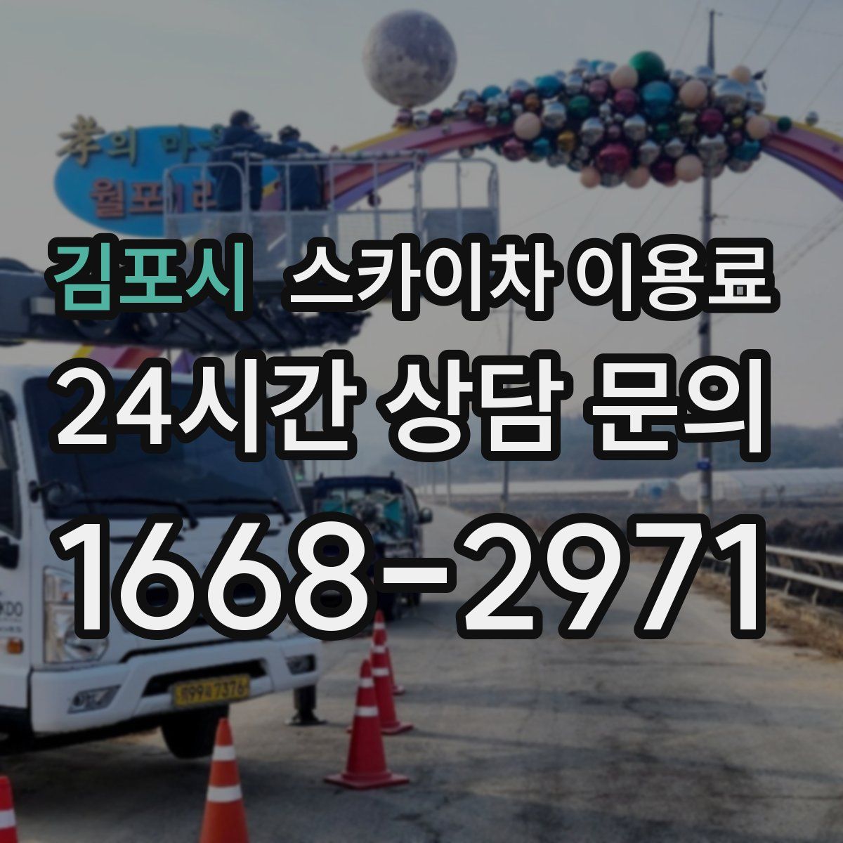 김포시 스카이차 이용료