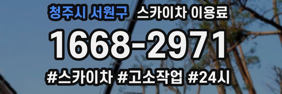청주시 서원구 스카이차 이용료