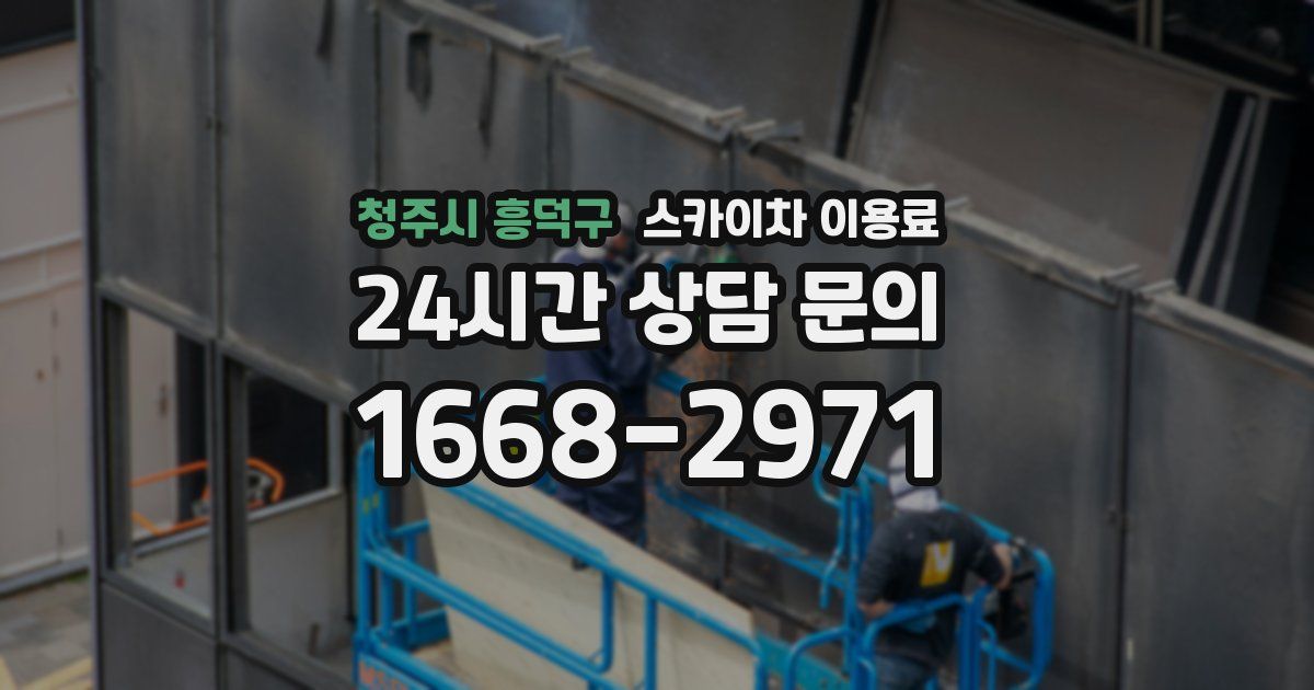 청주시 흥덕구 스카이차 이용료