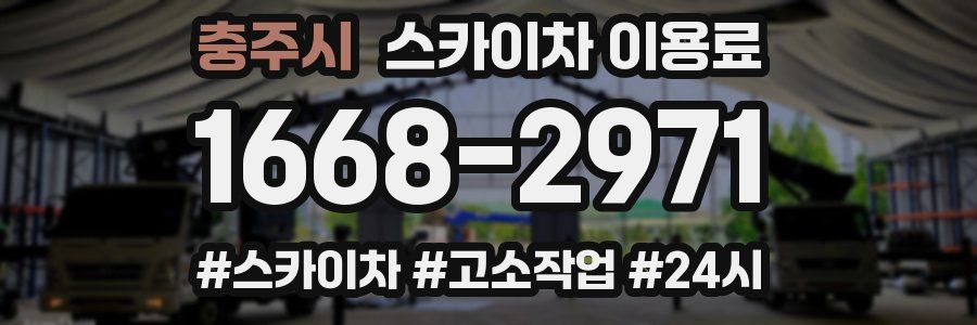 충주시 스카이차 이용료