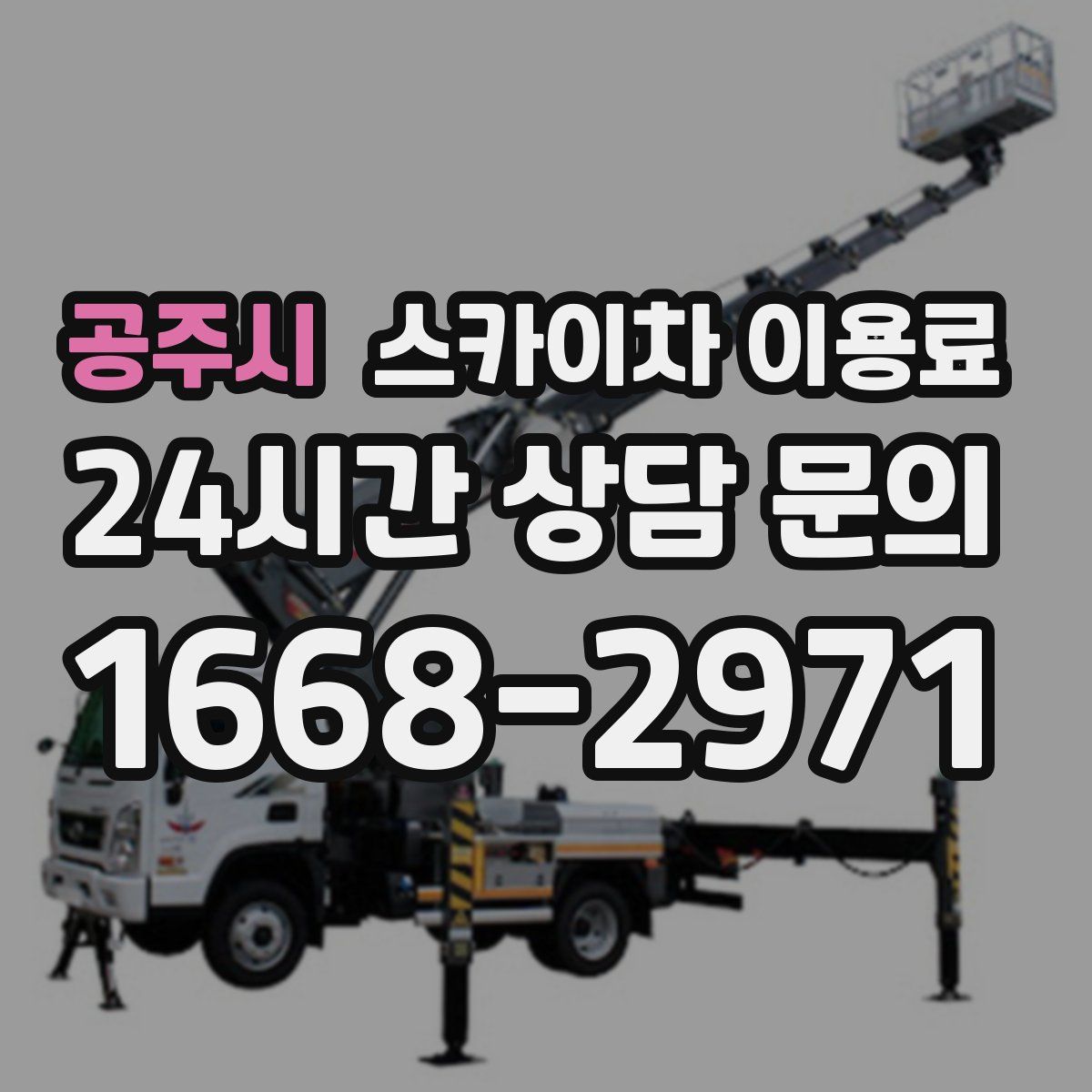 공주시 스카이차 이용료