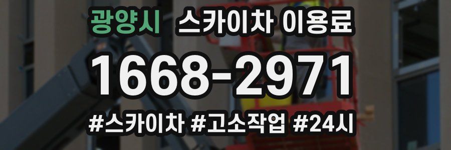 광양시 스카이차 이용료