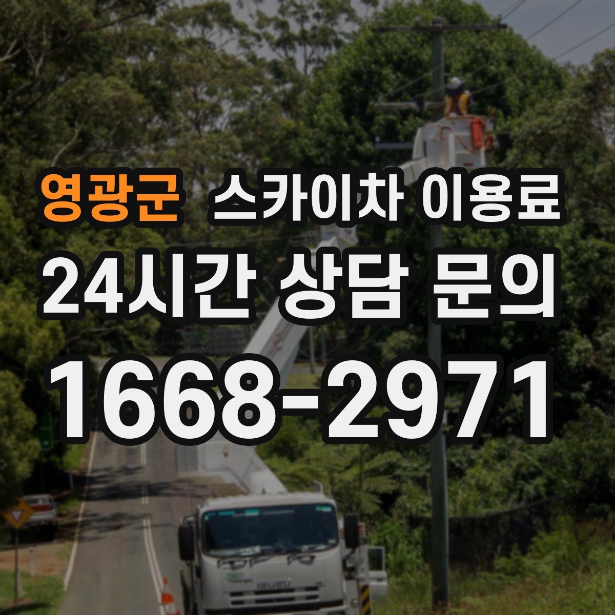 영광군 스카이차 이용료