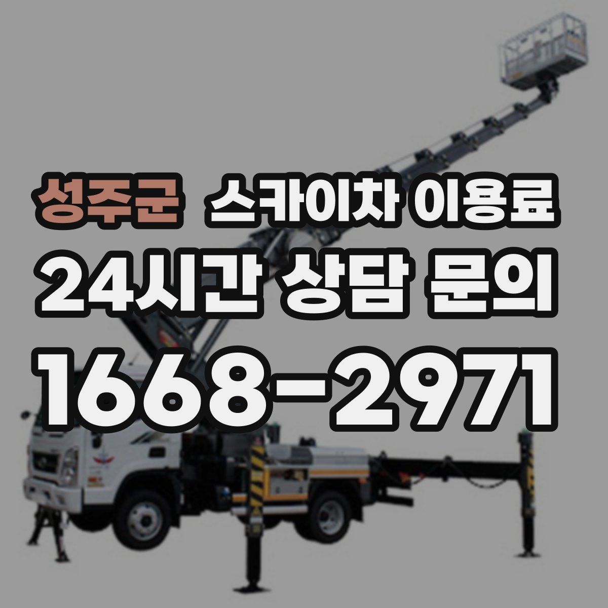 성주군 스카이차 이용료