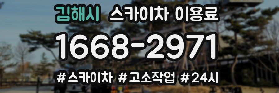 김해시 스카이차 이용료