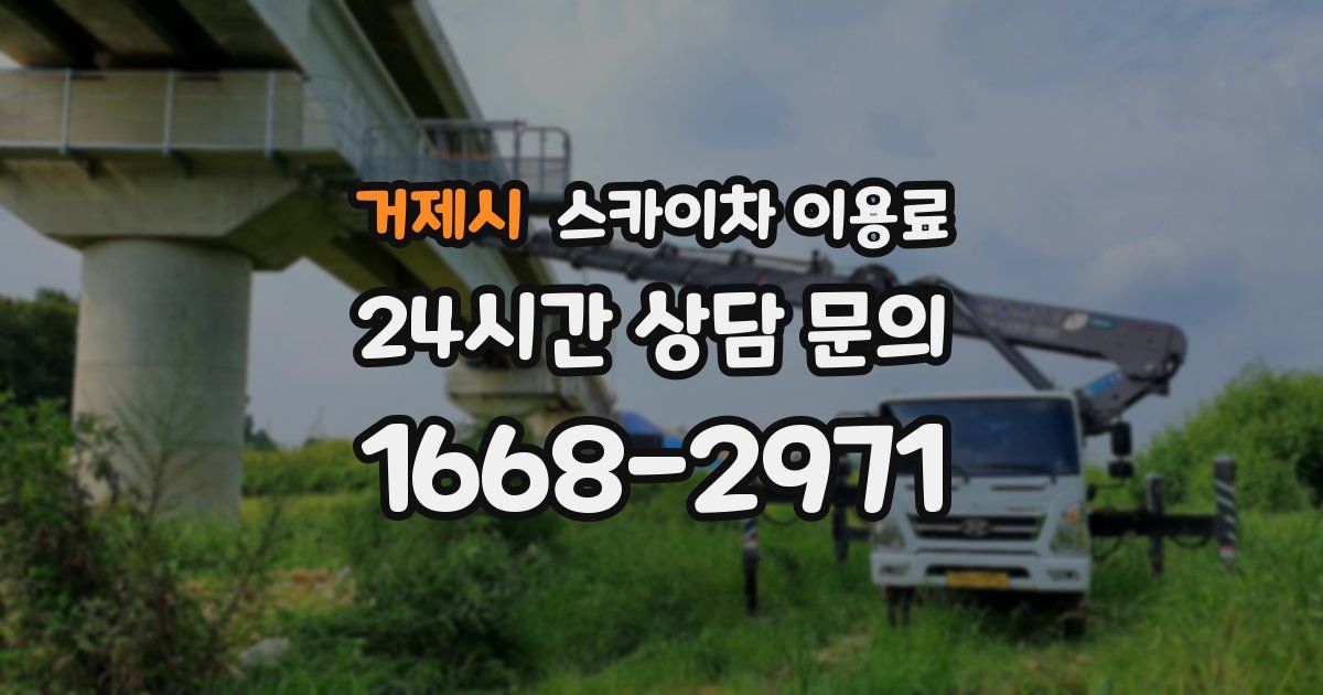 거제시 스카이차 이용료