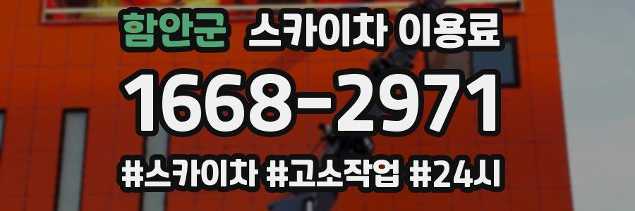 함안군 스카이차 이용료
