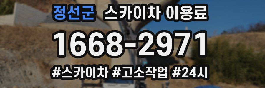 정선군 스카이차 이용료