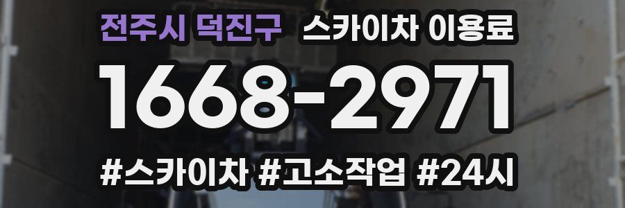 전주시 덕진구 스카이차 이용료