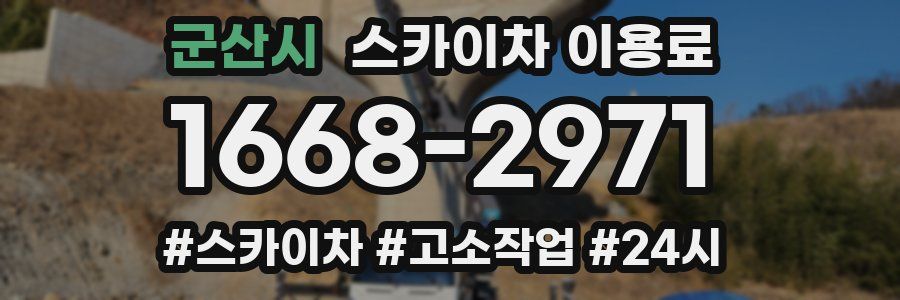 군산시 스카이차 이용료