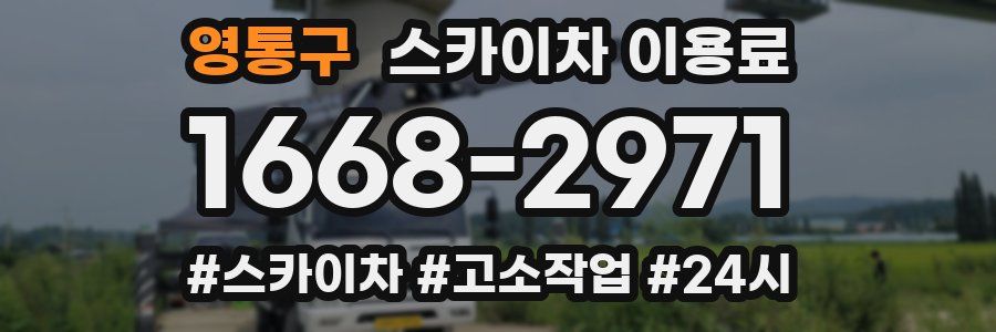 영통구 스카이차 이용료