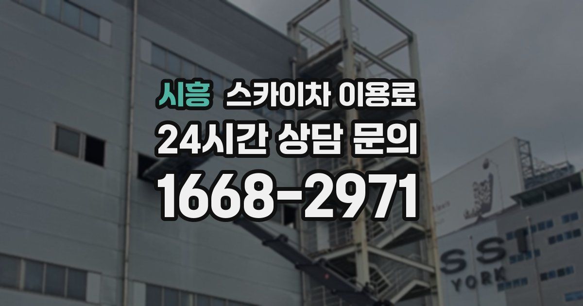 시흥 스카이차 이용료