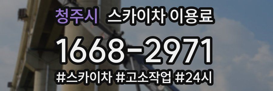 청주시 스카이차 이용료