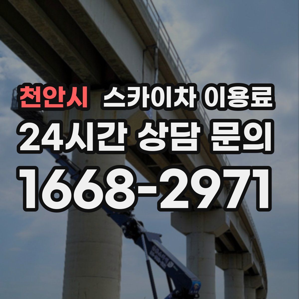 천안시 스카이차 이용료