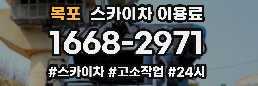 목포 스카이차 이용료