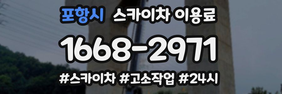 포항시 스카이차 이용료