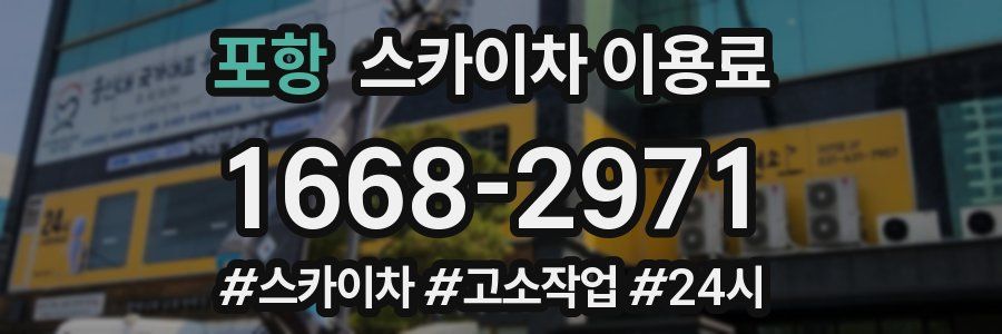 포항 스카이차 이용료