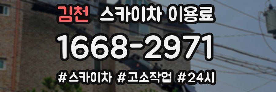 김천 스카이차 이용료