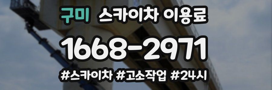 구미 스카이차 이용료