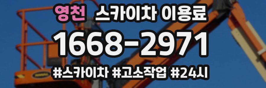 영천 스카이차 이용료