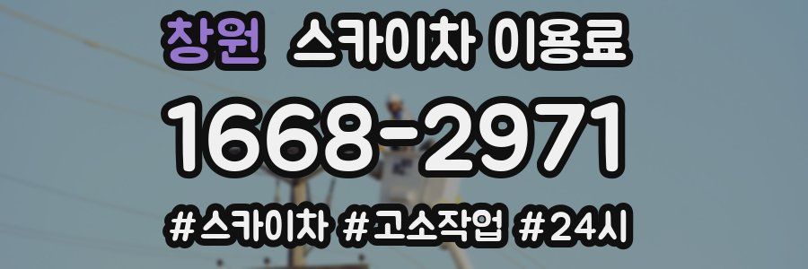 창원 스카이차 이용료