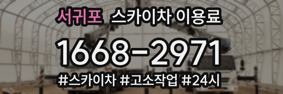 서귀포 스카이차 이용료