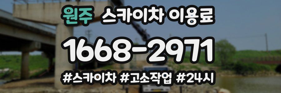 원주 스카이차 이용료