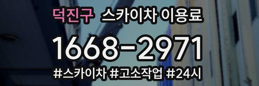 덕진구 스카이차 이용료