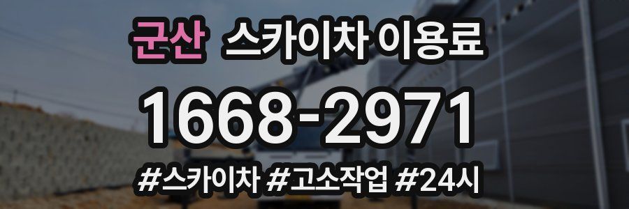 군산 스카이차 이용료