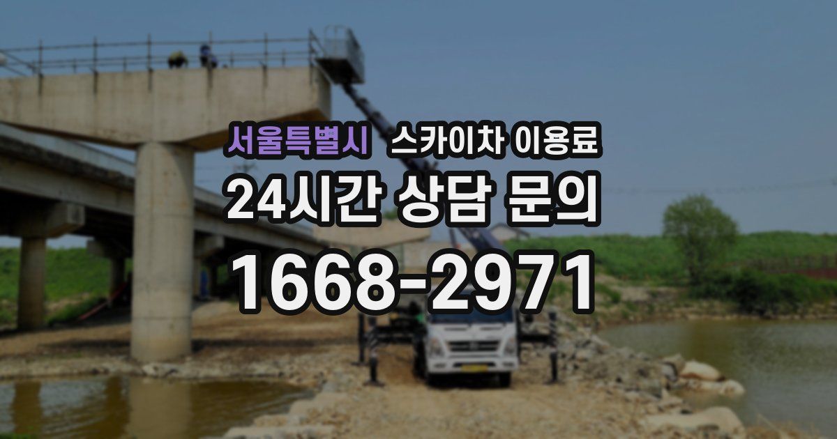 서울특별시 스카이차 이용료