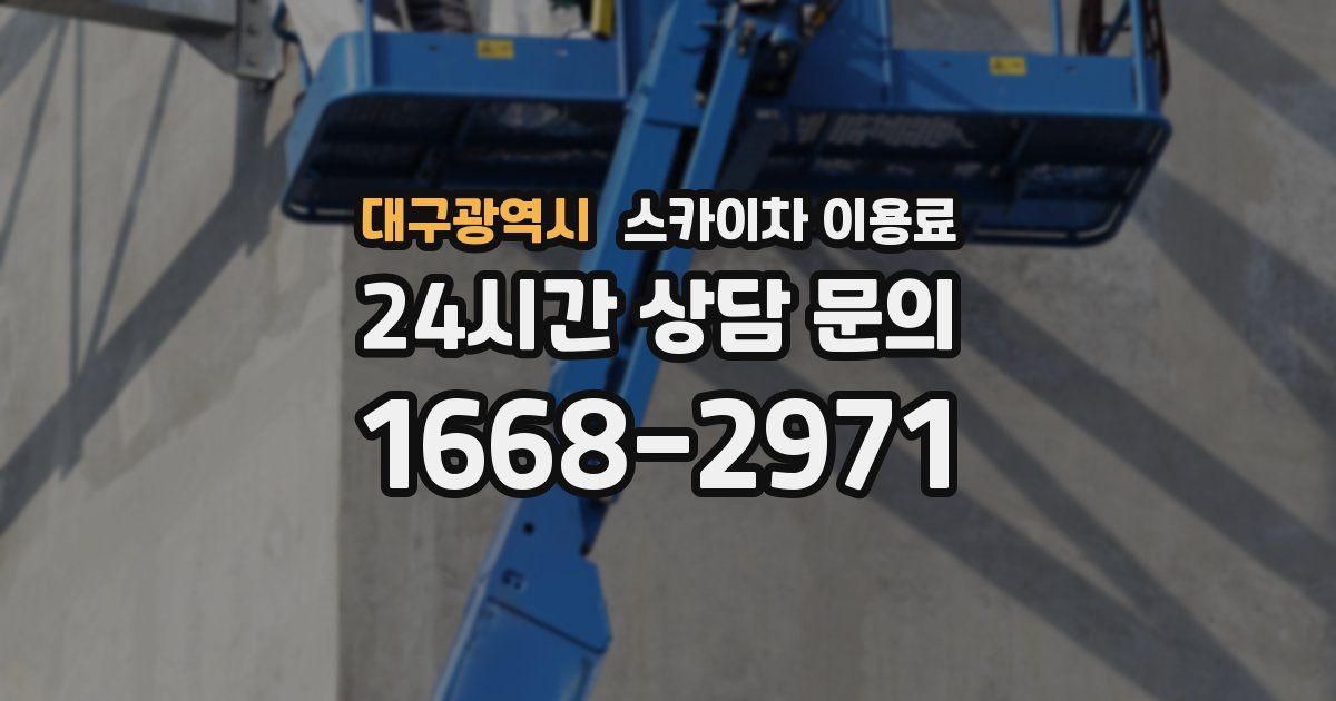대구광역시 스카이차 이용료