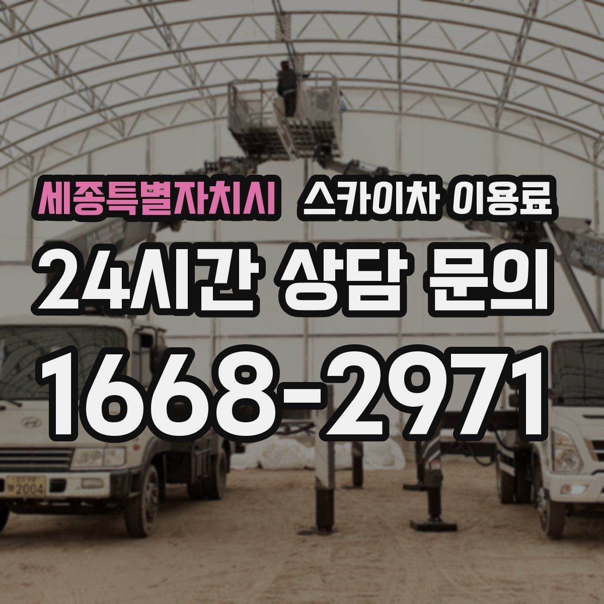 세종특별자치시 스카이차 이용료 안내에서 중요한 안전 관련 요소