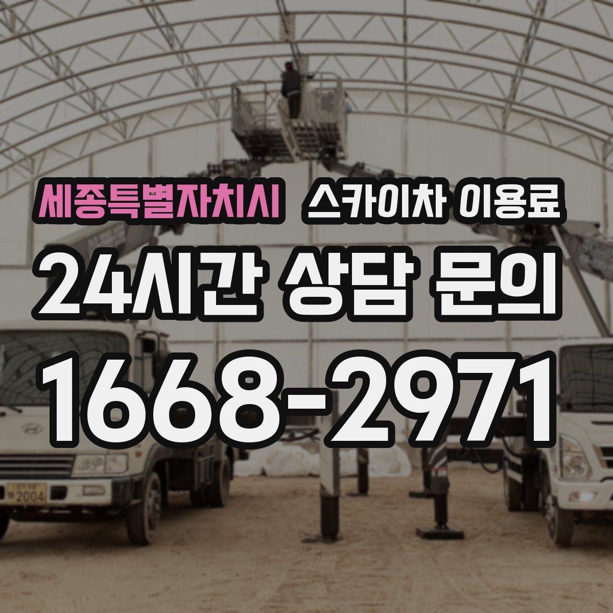 세종특별자치시 스카이차 이용료