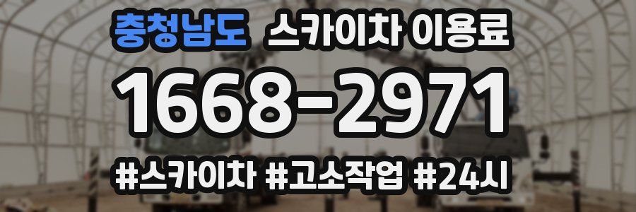 충청남도 스카이차 이용료