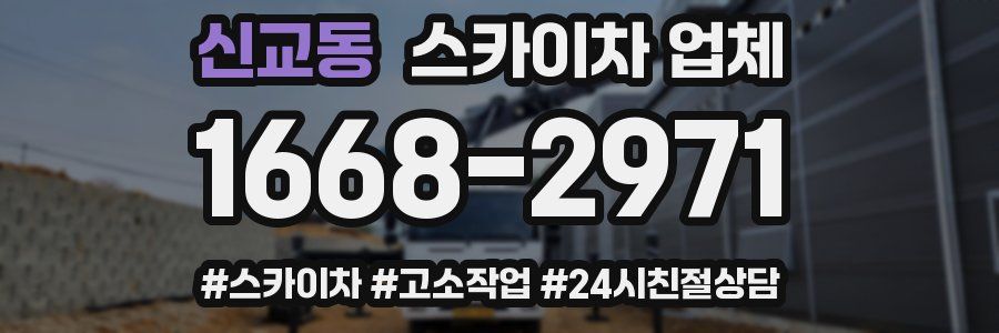 신교동 스카이차 업체