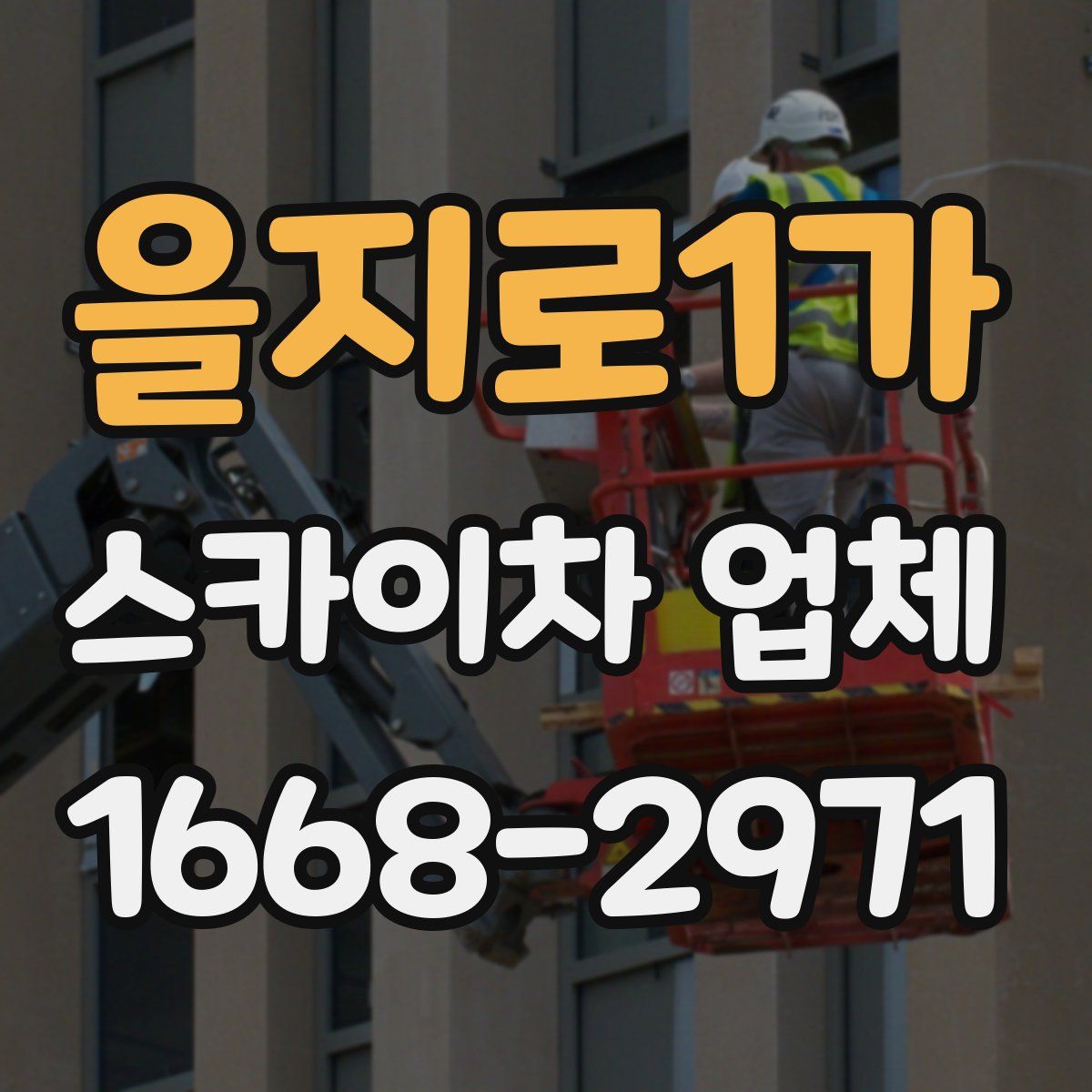 을지로1가 스카이차 업체