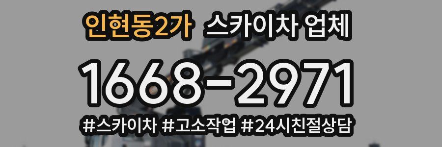 인현동2가 스카이차 업체