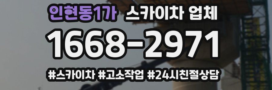 인현동1가 스카이차 업체
